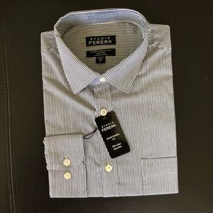 Ferera long sleeve pinstripe button down